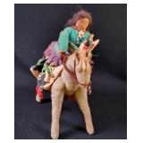 Native American Woman on Horse