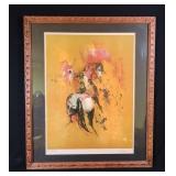 Lithograph Horse by Hoi