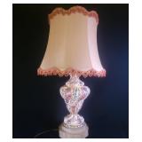 Italian Capodimonte Porcelain Lamp