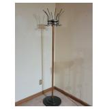 Metal and Wood Hall Tree