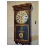 Hand Carved Regulator Wall Clock