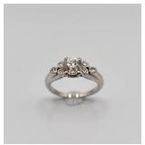 Platinum and Diamond Ring