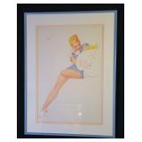 Pin-Up by George Petty for True Magazine