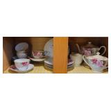Noritake Floral Porcelain Tea Set