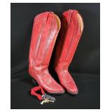 Red Snakeskin Women