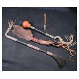 Beaded Ceremonial Rattle Set