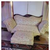 Victorian Settee with Adjustable Arms