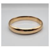 Gold Hinged Bangle Bracelet