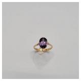 18K Gold Ring with Alexandrite