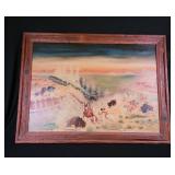 1940 Signed Original Oil Painting