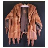 Maska Fur Co. Brown Fur Stole