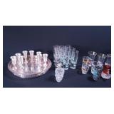 Shot Glasses and Tray