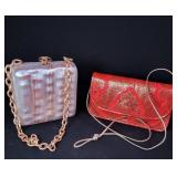 Walborg Lucite and Carlos Falchi Bag Set
