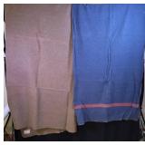 1945 Wool Blend & Red Cross Blankets