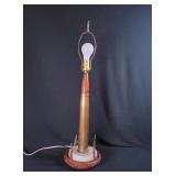 Military Shell Brass Table Lamp