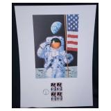 Apollo 11 First Day Stamps Poster
