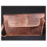 Vintage Snake Skin Handbag