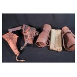 WWI Leather Leggings and Holsters