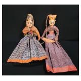 Indonesian Wayang Golek Rod Puppets