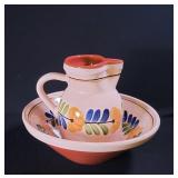 Hand-Painted Hungarian Pottery Set