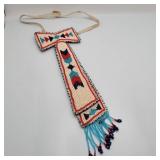 Hand Beaded Native American Tie