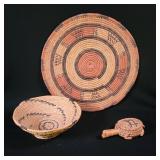 Handwoven Native Fiber Basket Set