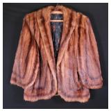 Fur Cape with Lined Interior