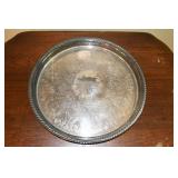 Wm Rogers Silver Plate Serving Tray
