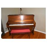 Beautiful Kmball Upright Piano w/ Bench