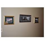 Set of 3 Framed Artwork