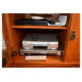 Samsung Blu Ray, DVD, and Panasonic VHS