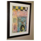 Framed Mixed Media Artwork
