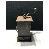 Antique Hand-Crank Coffee Grinder