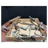 Vintage Bit Braces and Tools Assortment