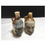 5-Inch Face Whiskey Jugs