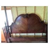 Mahogany King-Sized Poster Bed