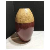 Crackled Design Vase, 16 in Tall