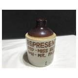 Stoneware Jug Dated 1939 and 1940