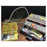 Two Tackle Boxes with Fishing Gear