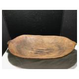 Primitive Wooden Doe Bowl