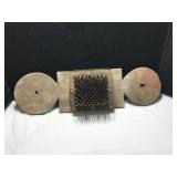Antique Wooden Flax Hatchel