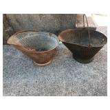 Vintage Coal Buckets