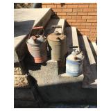 3 Vintage Gas Cans