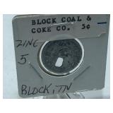 Block Tn. Coal Script 5c Token