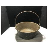 Antique Copper Bucket with Handle