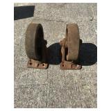 Large Vintage Cart Wheels