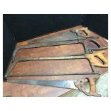 2 Hacksaws and 2 Handsaws