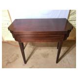 Vintage Cherry Inlay Game Table
