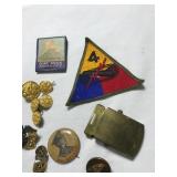 Military Patches, Pins, and Button