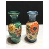 Hand-Painted Ceramic Vases
